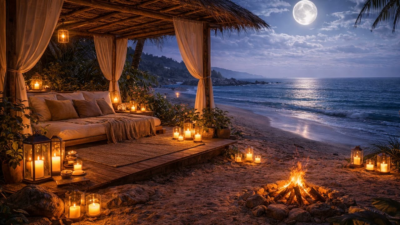 After Midnight | Ocean & Fire (2 Hours)