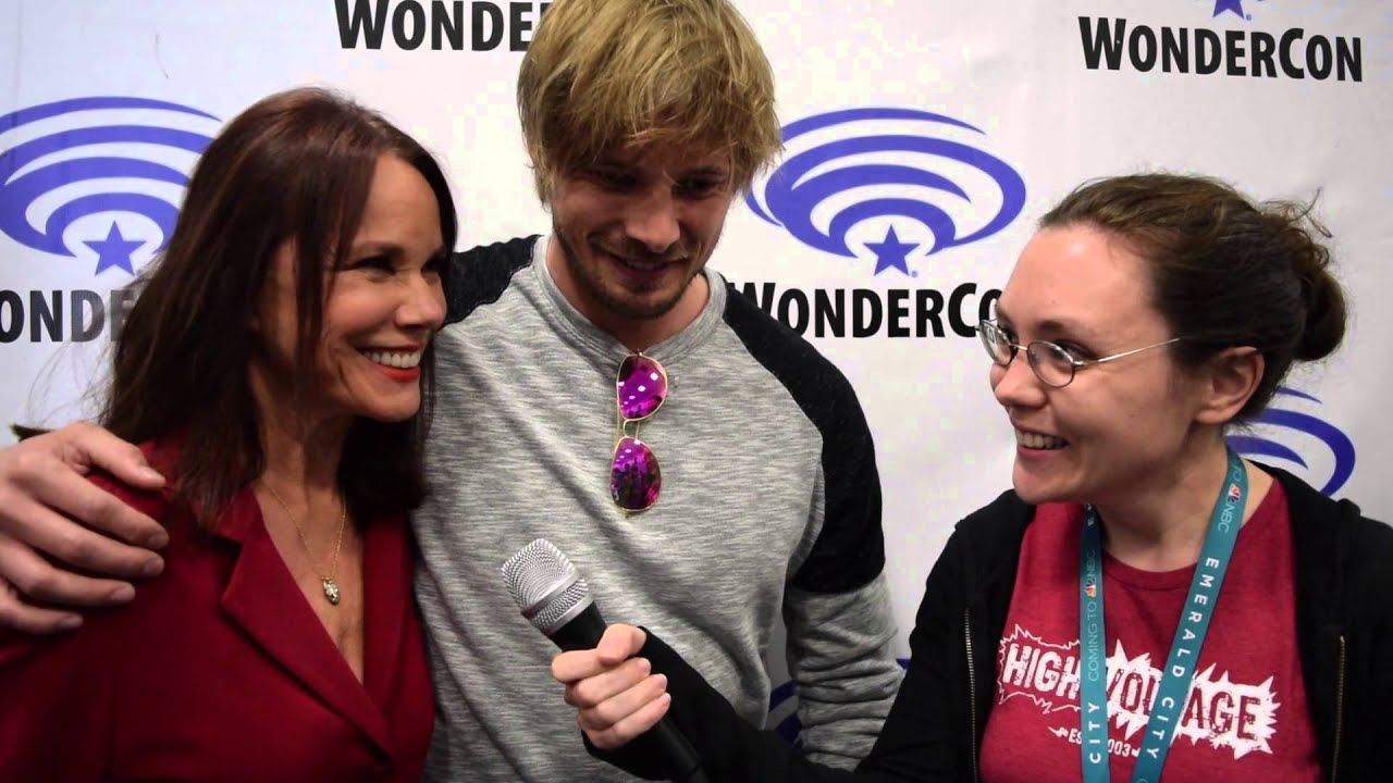 Hanging Out with High Voltage: Barbara Hershey & Bradley James - Damien