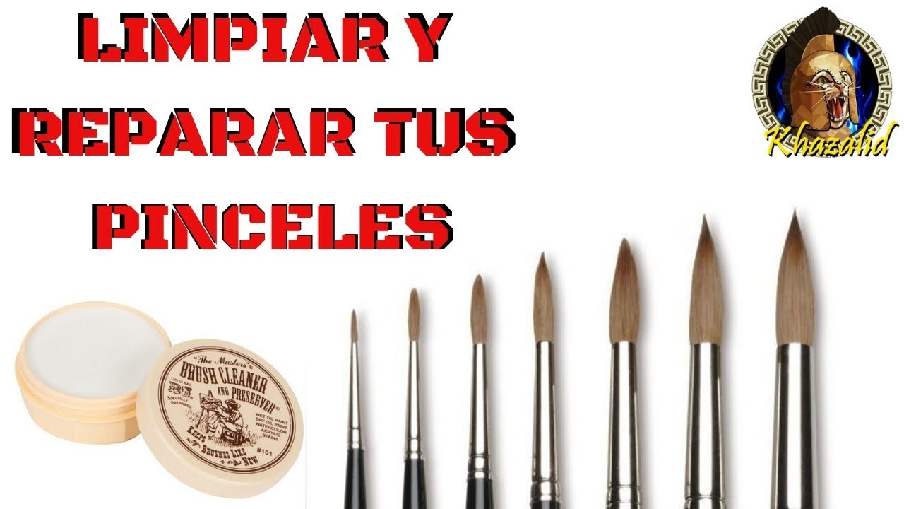🚩🖌️COMO LIMPIAR Y REPARAR TUS 🏆PINCELES!!