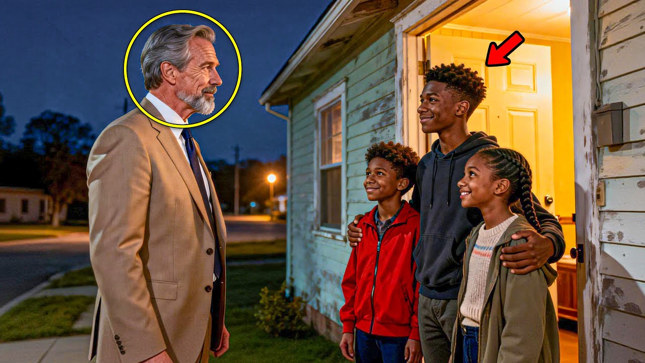 3 Poor Brothers Let a Lost Man Into Their Home — Next day, an SUV Stops at Their Door