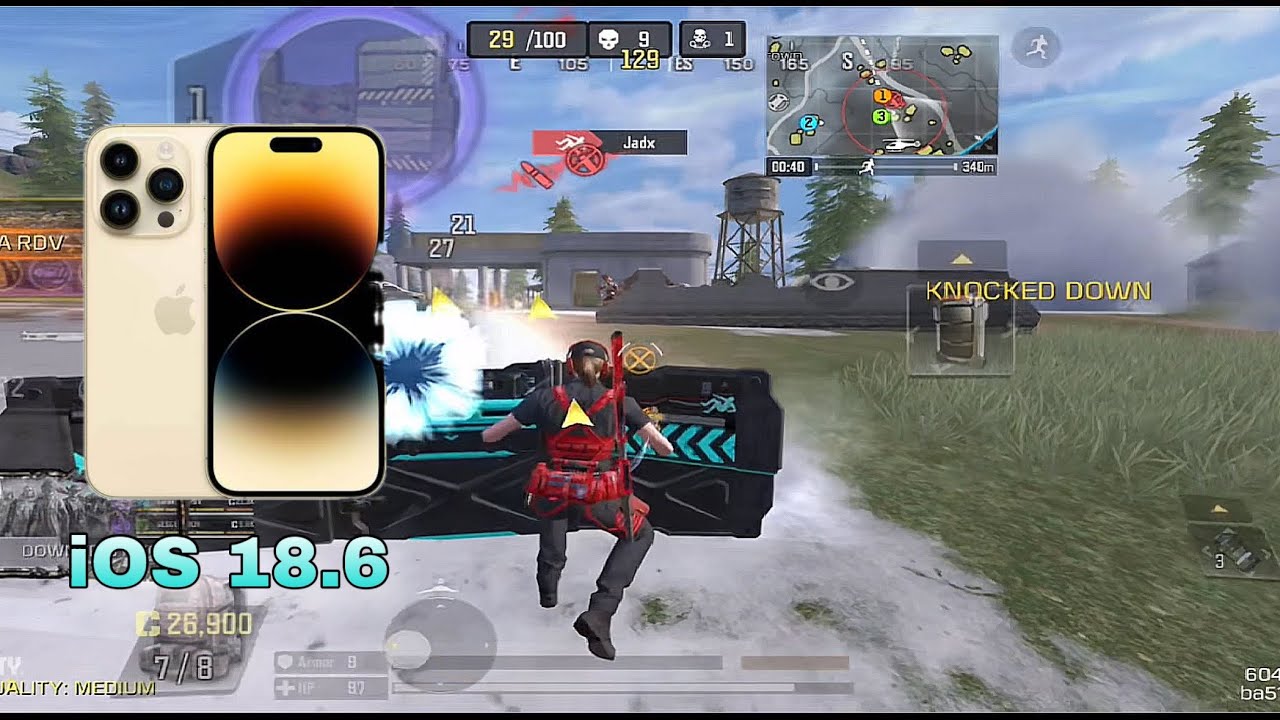 IPHONE 14 PRO IOS 18.6 | SQUADS VS SWEATY SQUADS FULL GAMEPLAY HIGHLIGHTS IN CALL OF DUTY MOBILE