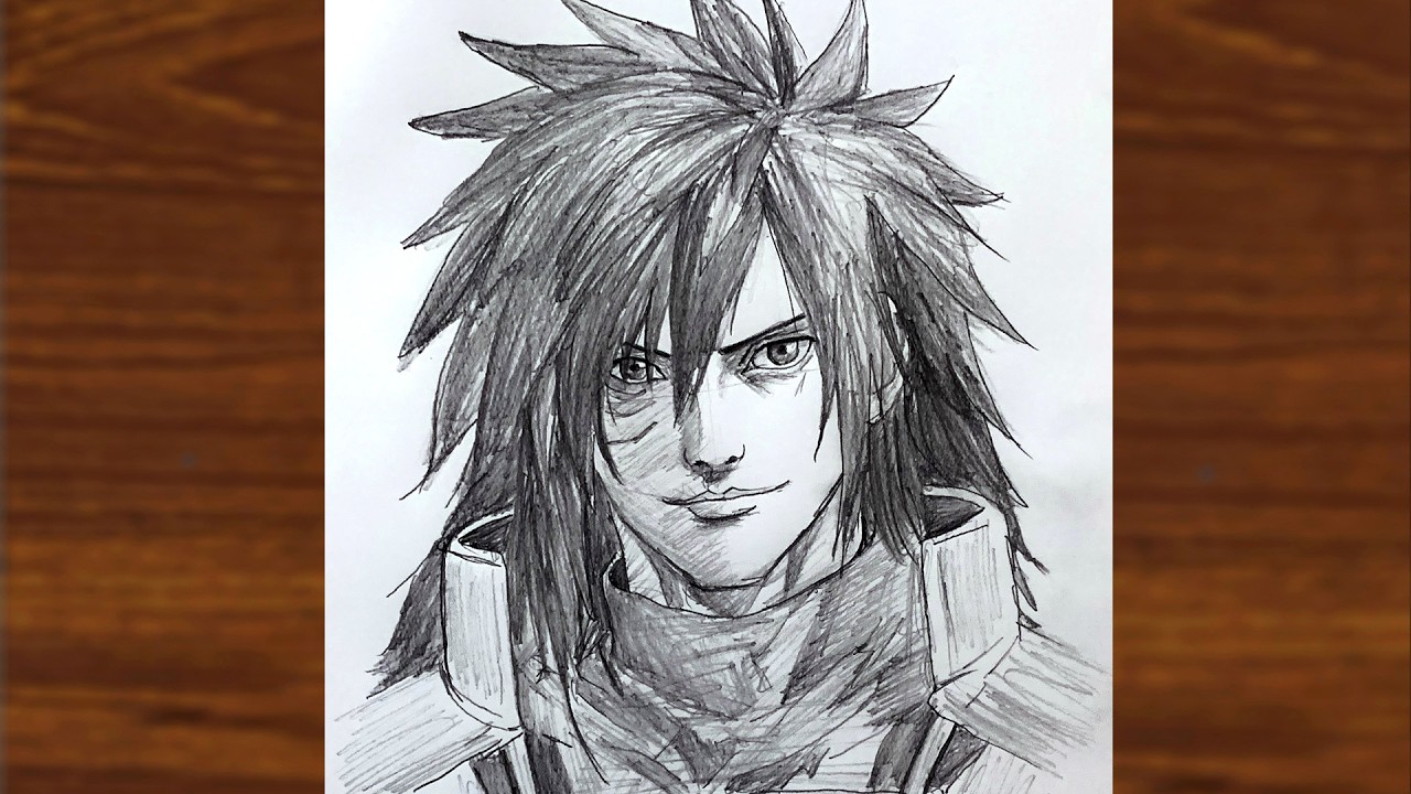 Madara Uchiha — Silent Power of a Legendary Uchiha | Pencil Sketch Art