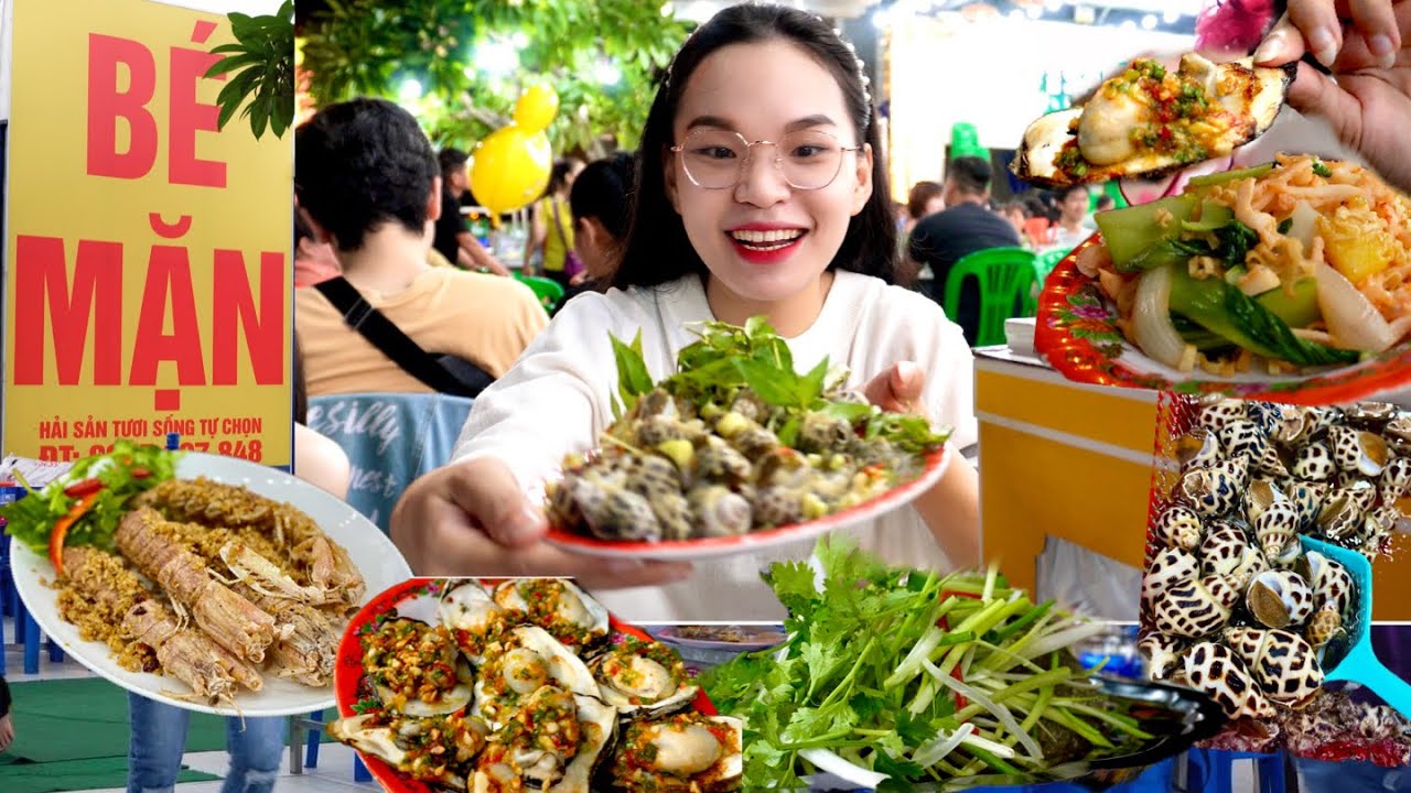 Nhà Hàng Hải Sản BÉ MẶN nổi tiếng với lượng khách đông đúc, ngất với khu bể chứa Hải Sản tươi sống