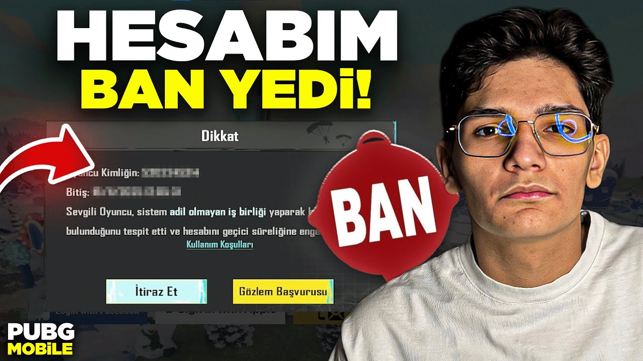 YETER ARTIK! HESABIM BAN YEDİ - PUBG MOBİLE