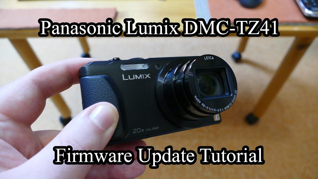 Panasonic Lumix DMC-TZ41 Firmware Update Tutorial