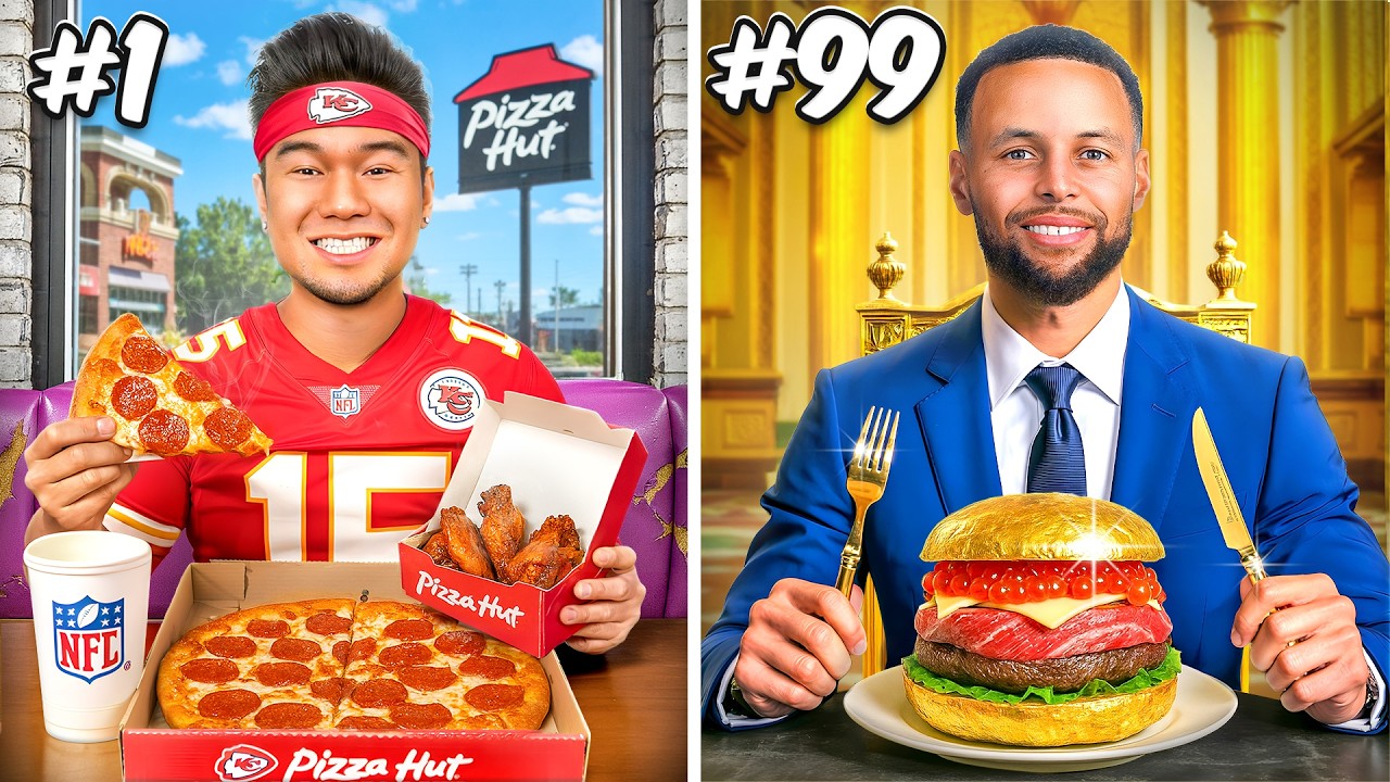 Eating Every NBA vs NFL Cheat Meals and You Won’t Believe Who Wins!