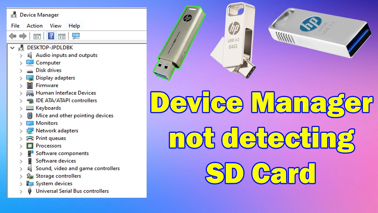 Fixing Device Manager Not Detecting SD Card in Windows - Troubleshooting Guide 2024