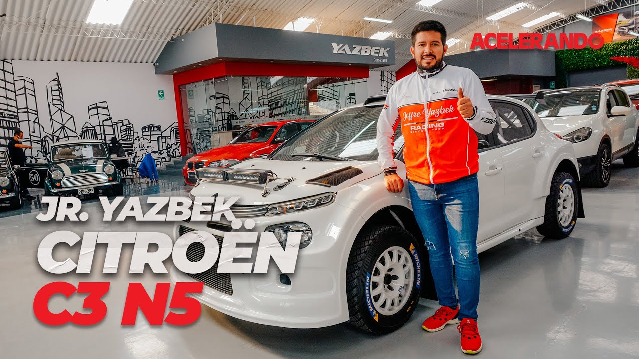 Nuevo Citroën C3 N5 para rally en Ecuador - entrevista con Joffre Yazbek jr.