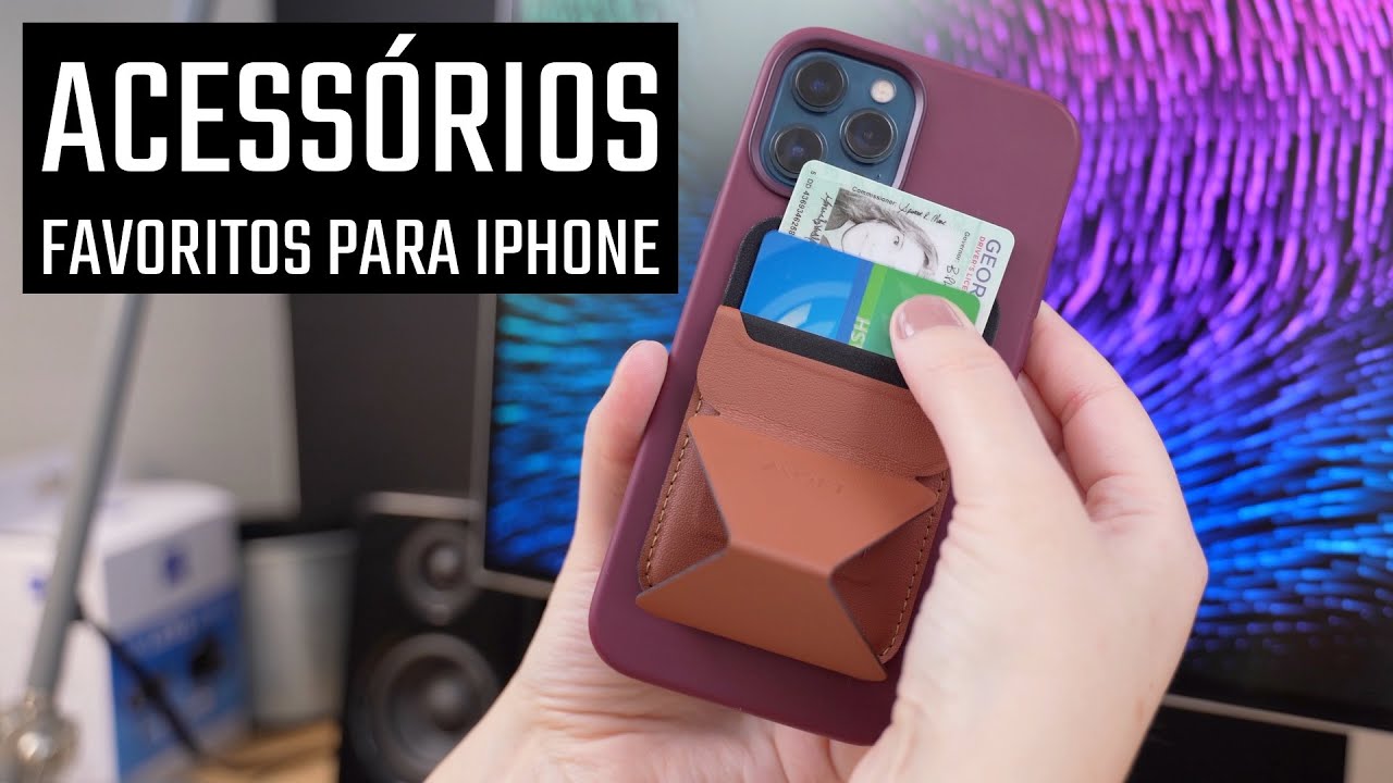 Meus acessórios FAVORITOS e ESSENCIAIS para iPhone! Carteira, carregadores e mais!