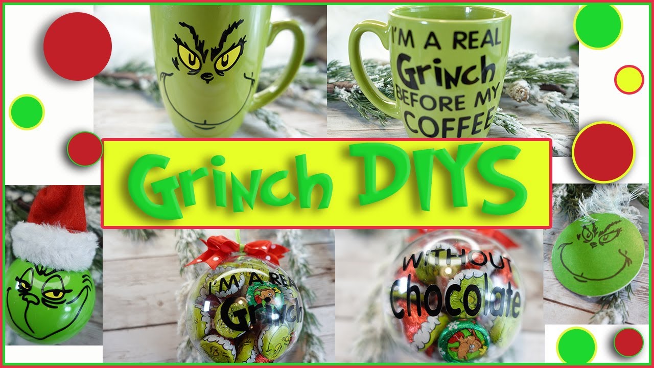 Grinch DIYS | Dollar Tree DIY with High-end look | Merry Grinchmas