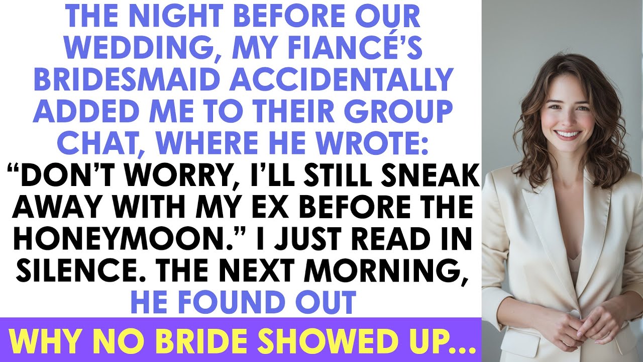 The Night Before Our Wedding, My Fiancé’s Bridesmaid Accidentally Added Me To Their...