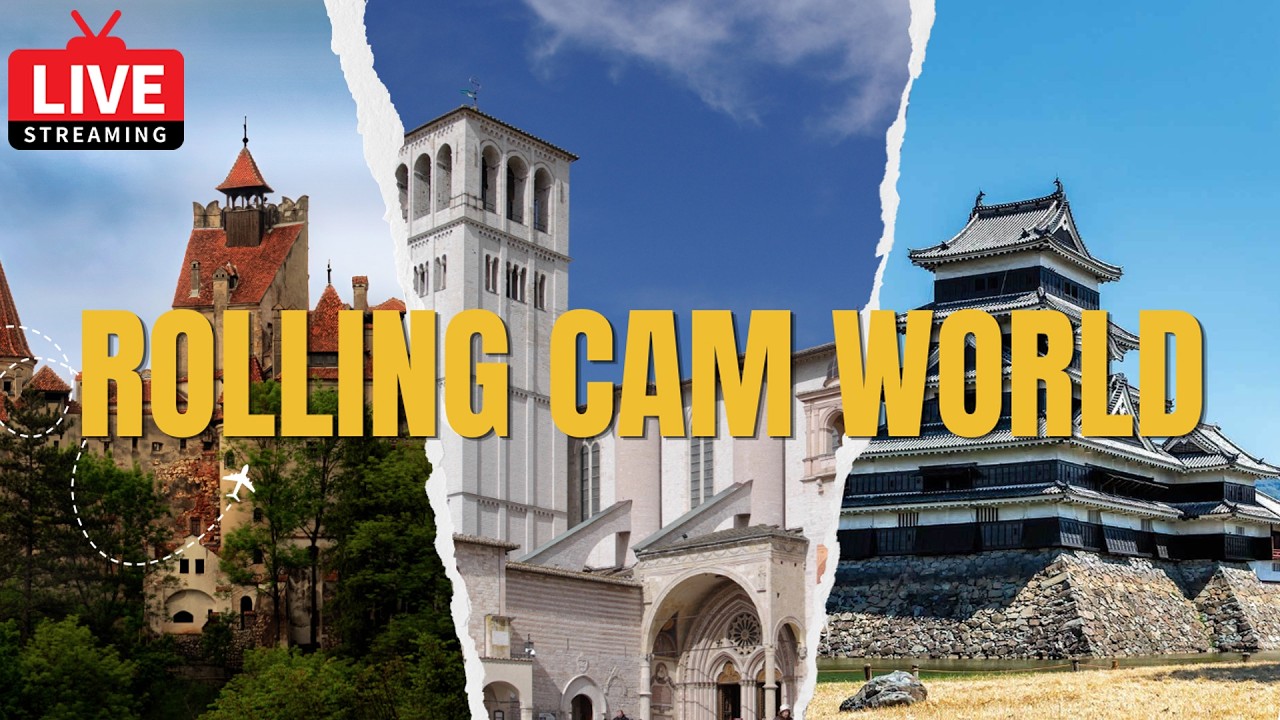 🔴 Live Cam around the World - Rolling Cam with Chill & Lounge Music