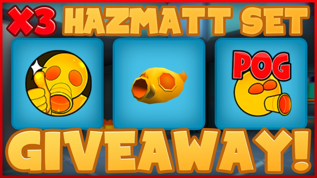 3x Hazmatt Set Giveaway! | Shell Shockers