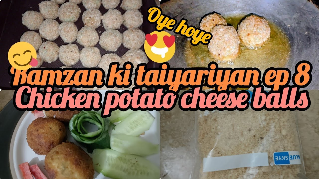Ramzan Ki Taiyariyan Episode 8 | Chicken Potato Cheese Balls Jo Bahar Se Crispy Andar Se Cheesy🤤🌙