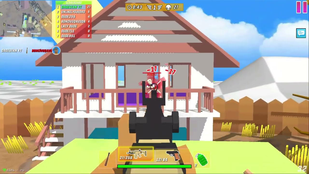 Dude theft wars 33 KILLS Scar-l