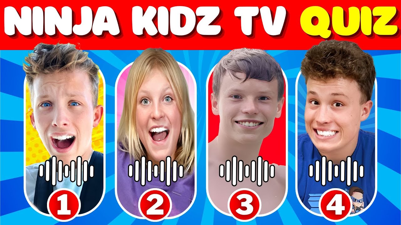 Ninja Kidz TV Quiz! (NEW SEASON) Payton Delu, Bryton, Ashton, Paxton