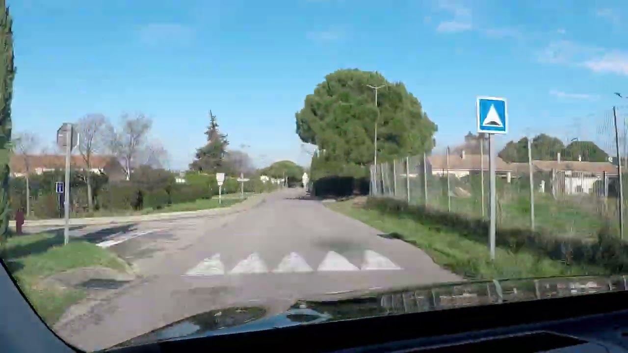 Afternoon drive in Provence, France - Time Lapse