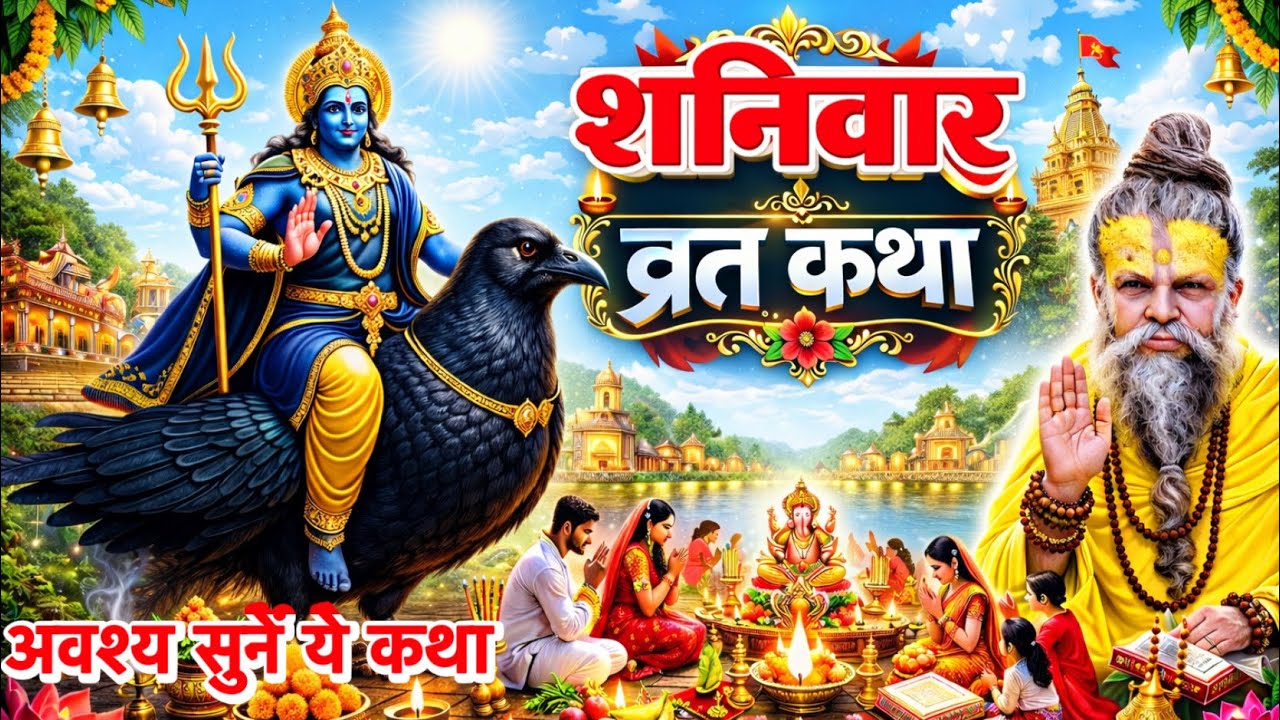 शनिवार व्रत कथा | Shaniwar ShaniDev Vrat Katha | अवश्य सुनें यह चमत्कारी कथा |
