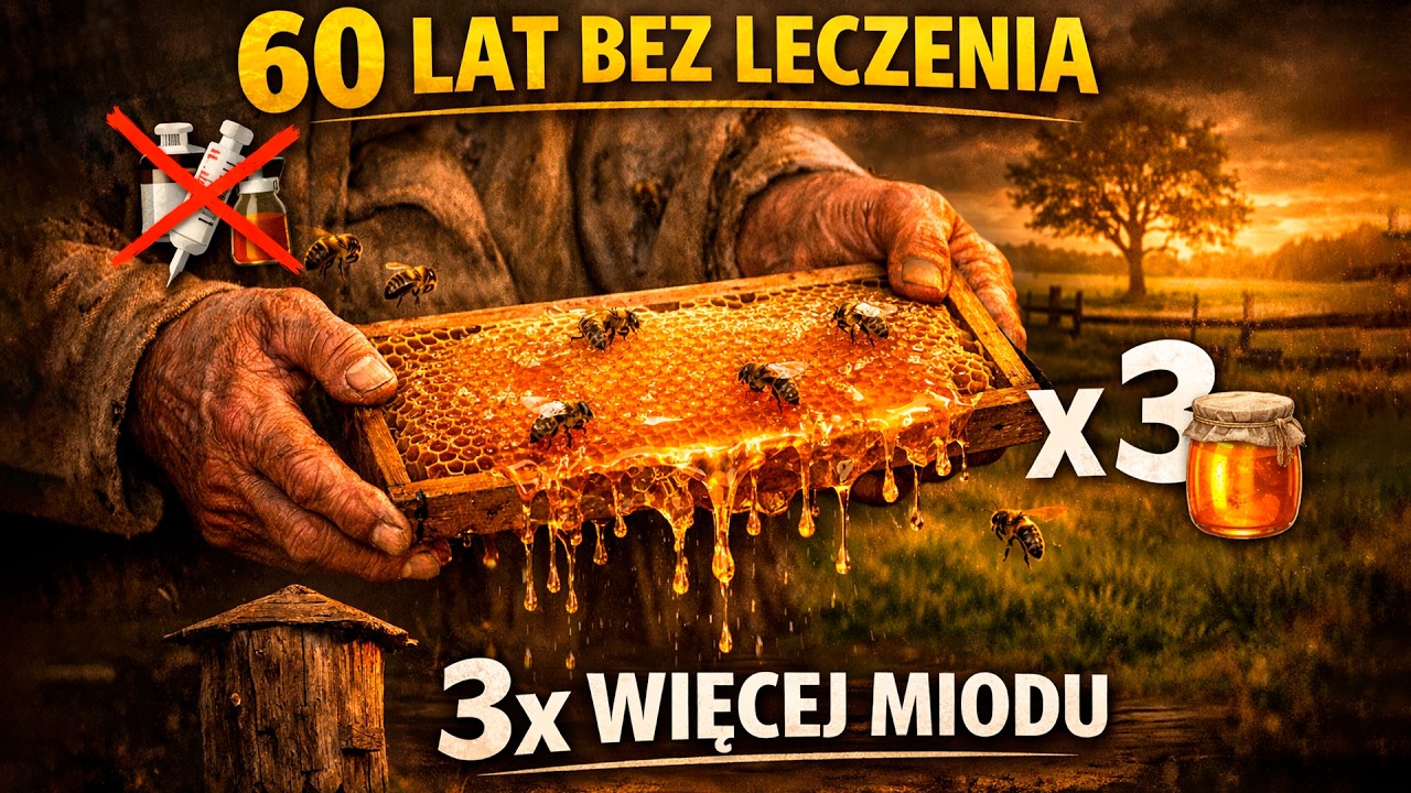 Staruszek z Podlasia nie leczy pszczół od 60 lat — zbiera 3 razy więcej miodu niż sąsiedzi
