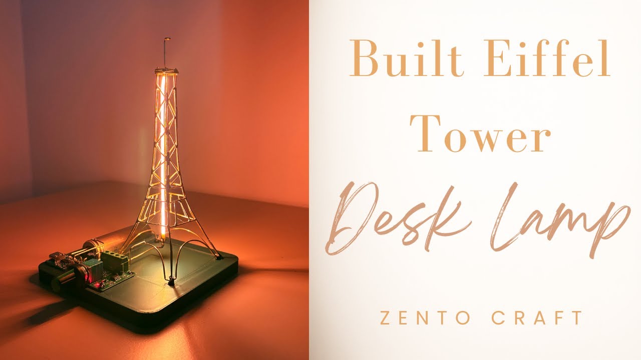 Make Your Own Eiffel Tower Themed Desk Lamp