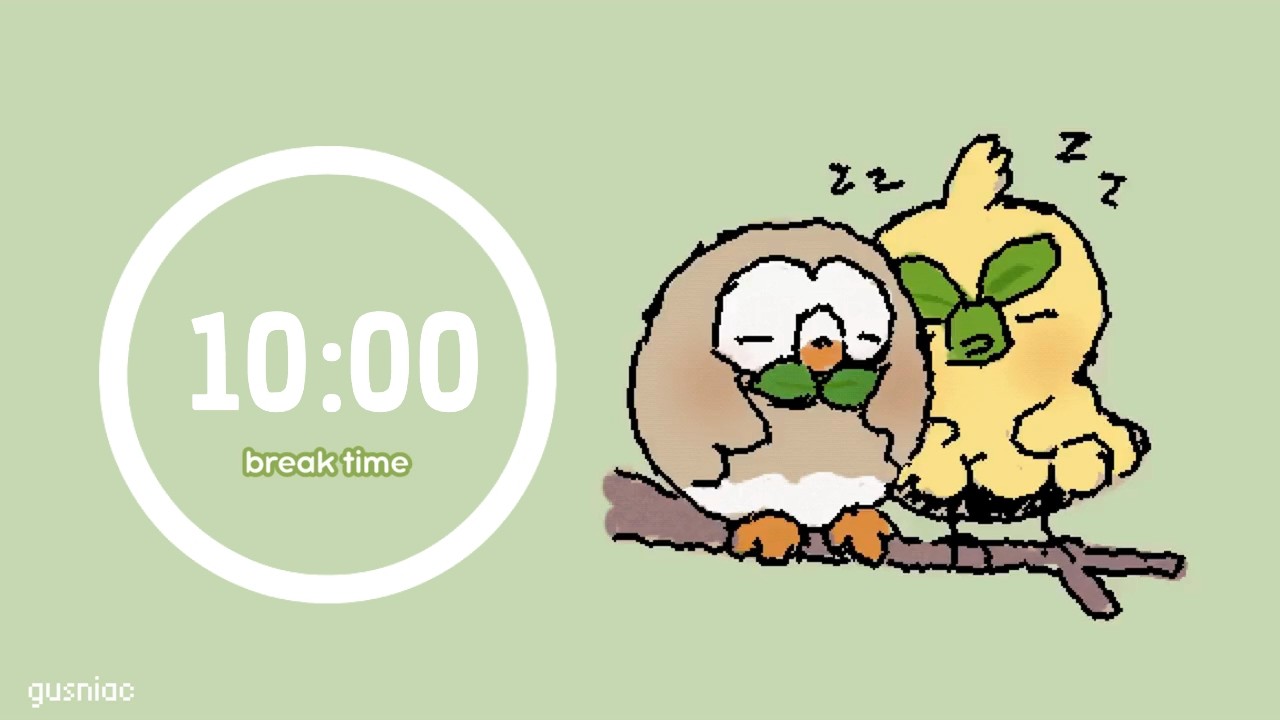 Study With Me | Pomodoro Timer 50/10 x4 (4 Hours) | Pokémon, Jazz, No Mid Ads