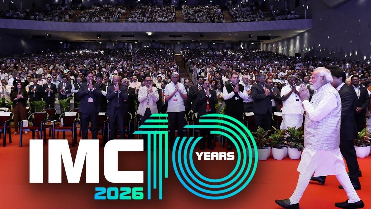 LIVE : PM Modi inaugurates the 10th edition of the India Mobile Congress