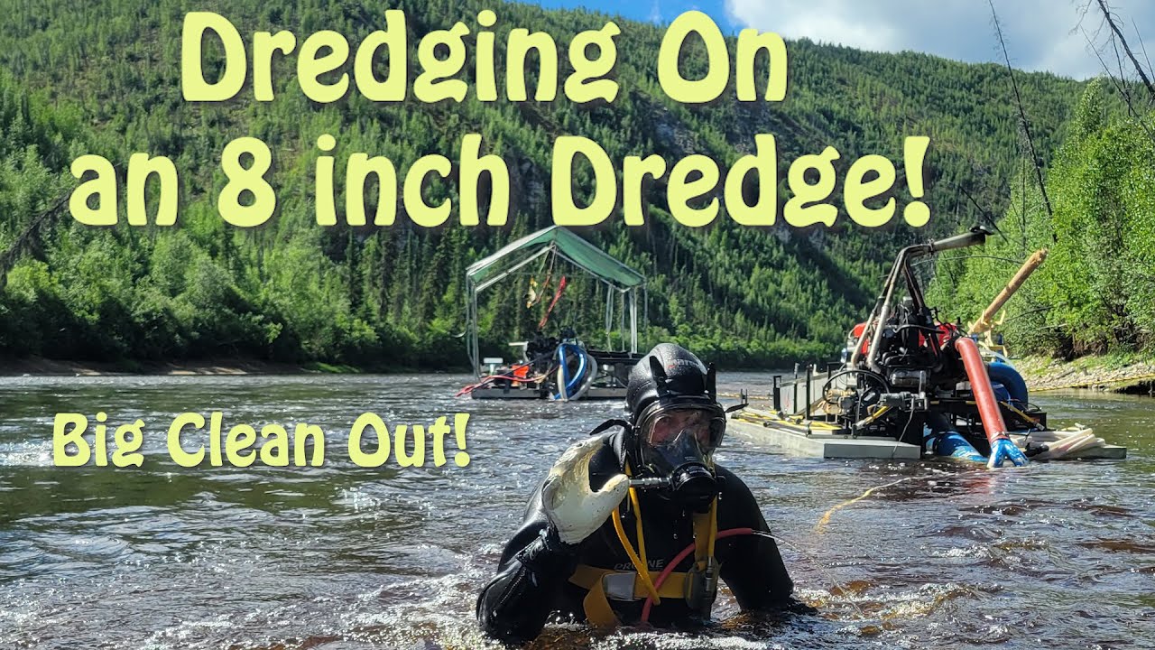 8 Inch Gold Dredge On the 40 Mile River Chicken, Alaska