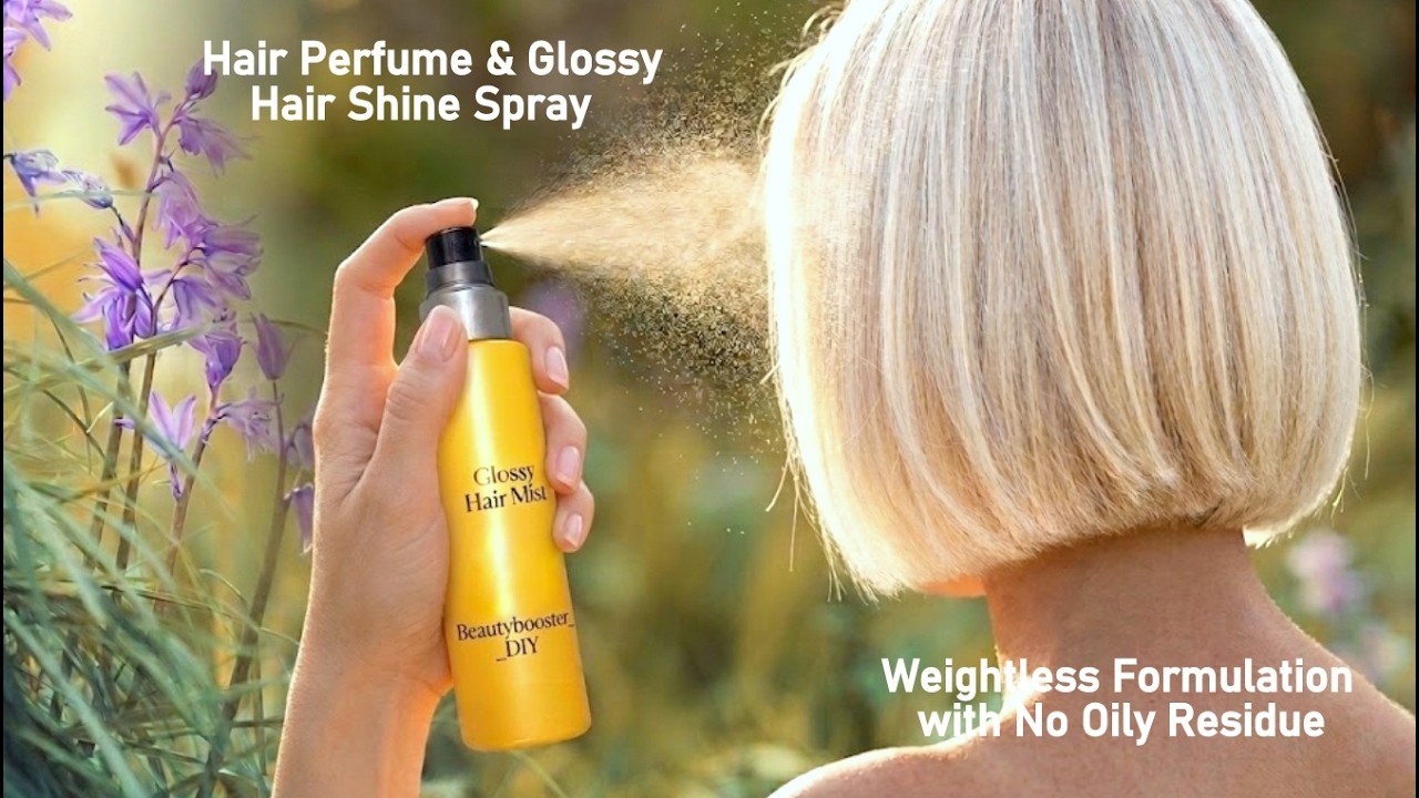 Lets Make A Glossy HAIR MIST PERFUME Spray For Aromatic Shine DIY