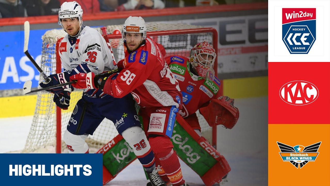 ICE: EC-KAC vs. Steinbach Black Wings Linz | Highlights