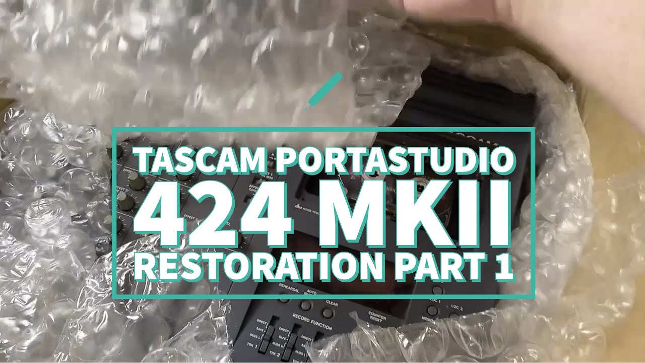 Tascam Portastudio 424 mkII Restoration in 2022 - Part 1- Unboxing, Disassembly, and Diagnosing