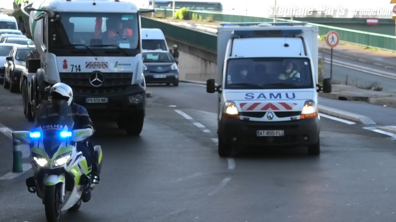 Escorte d'un SAMU pediatrique
