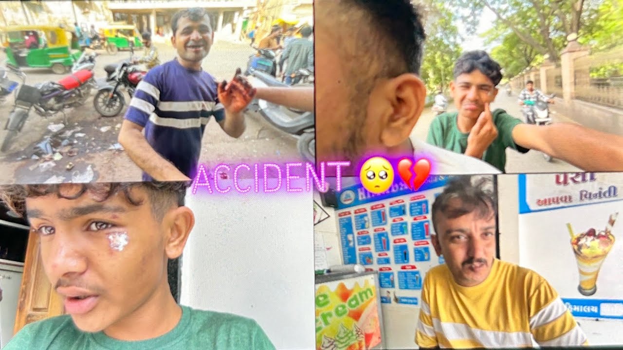 Accident 🥲🥺 full enjoi jamnagarrr