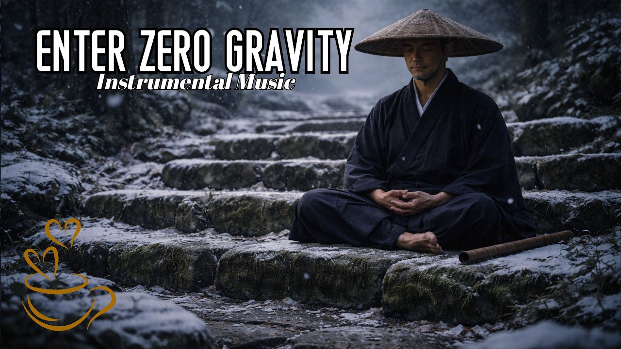 Zero Gravity Flute Meditation | Melancholic Space Ambient for Deep Calm I VibeFlow Zen