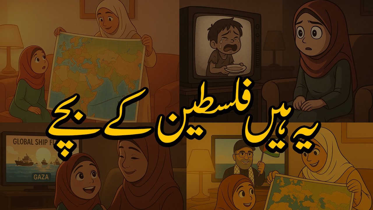 یہ ہیں فلسطینی بچے  | Islamic Moral Stories | Sabaq Amoz Kahani | Urdu Moral Stories