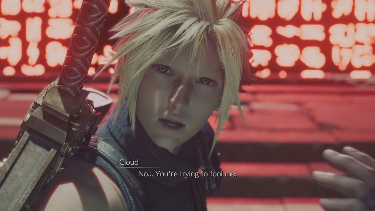 FF VII RB Get Black Materia Leave Here