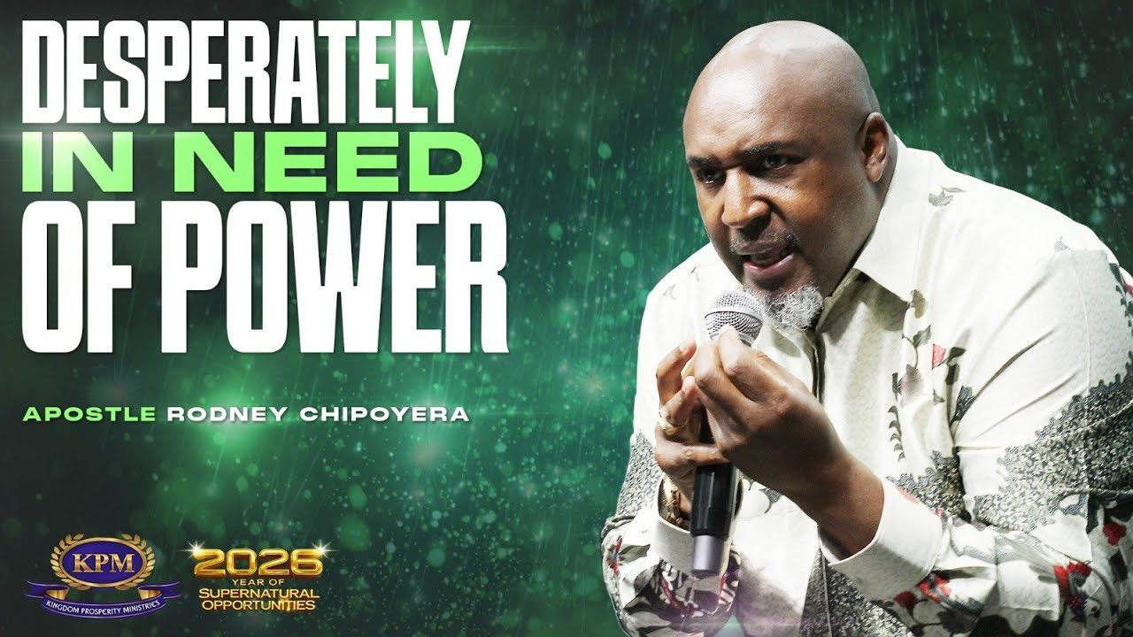 DESPERATELY IN NEED OF POWER || APOSTLE RODNEY CHIPOYERA