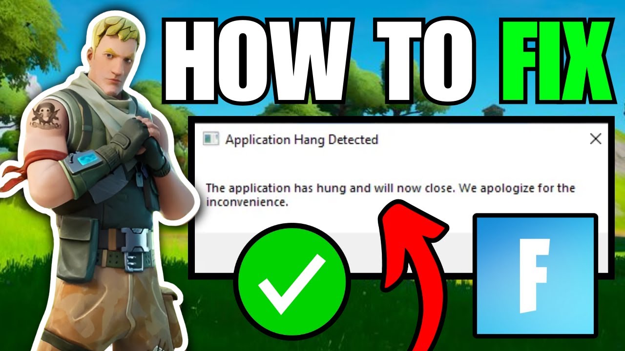 Как исправить ошибку «Обнаружено зависание приложения» в Fortnite