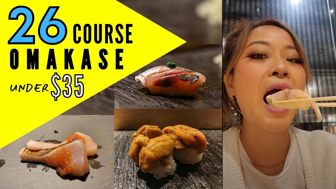 INSANE Omakase Deal: 26 Courses for UNDER $35 in Shinjuku, Tokyo Japan