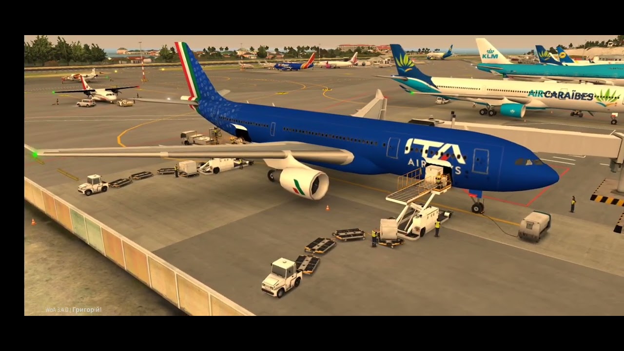 AIRBUS ✈️ A332 🛩 ITA ✈️ AIRWAYS 🛫 ITALY 🇮🇹 Princess Juliana International Airport 🛬 World of Airport