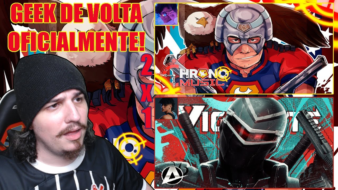 CINEMA! React (2 em 1) PAZ | Pacificador (Peacemaker) e Vigilante | M4TEI FOI POUCO | Chrono/AniRap