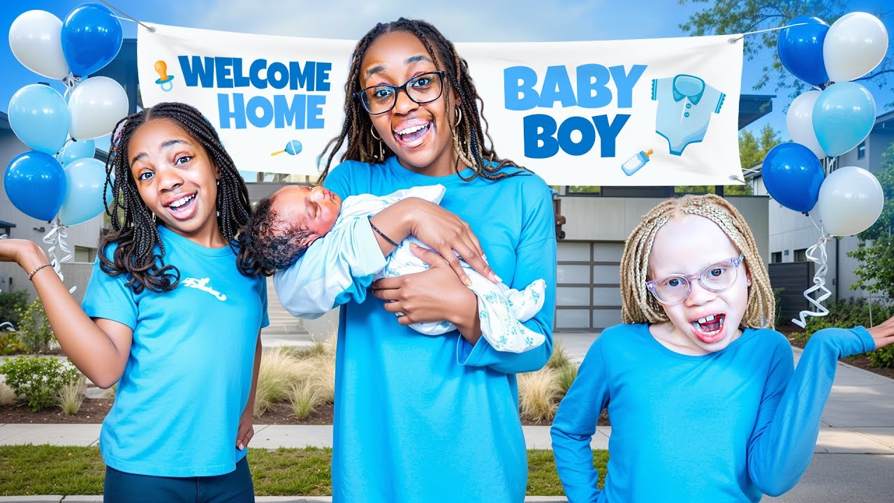 Впервые забираем нашего новорожденного братика домой!