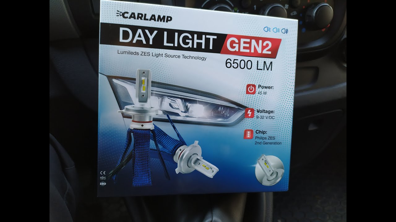 Классные LED лампы для Renault Trafic 3 CARLAMP DAY LIGHT H4 6500LM. Не ожидал такого качества!!!