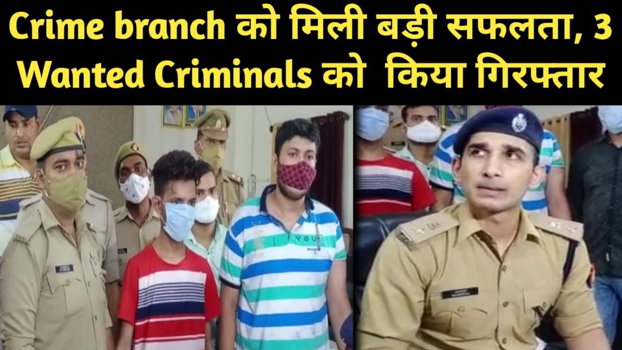 Kanpur: Crime branch को मिली बड़ी सफलता 3 Wanted Criminals को  किया गिरफ्तार | News Hub Bharat |