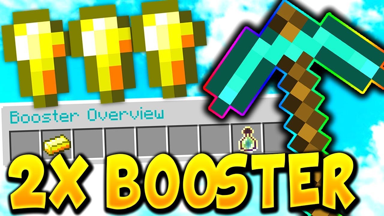 I GLITCHED MY 2X BOOSTER?! (Minecraft Prison)