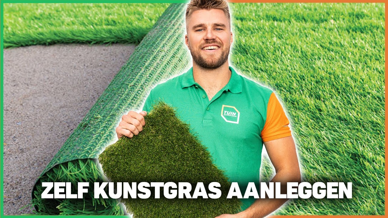 TUINTRANSFORMATIE | Zelf kunstgras leggen
