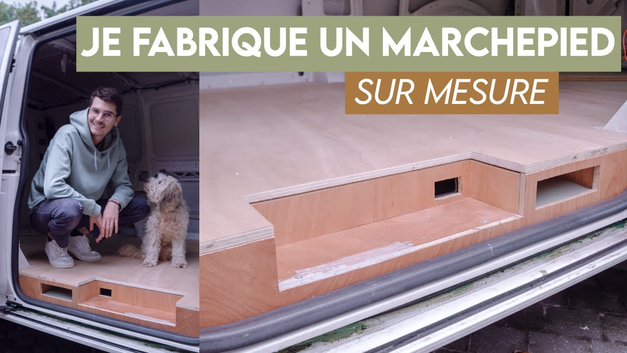 9. MARCHEPIED SUR MESURE et AÉRATION BASSE pour VASP - Fourgon Van Aménagé VW Transporter T5 T6