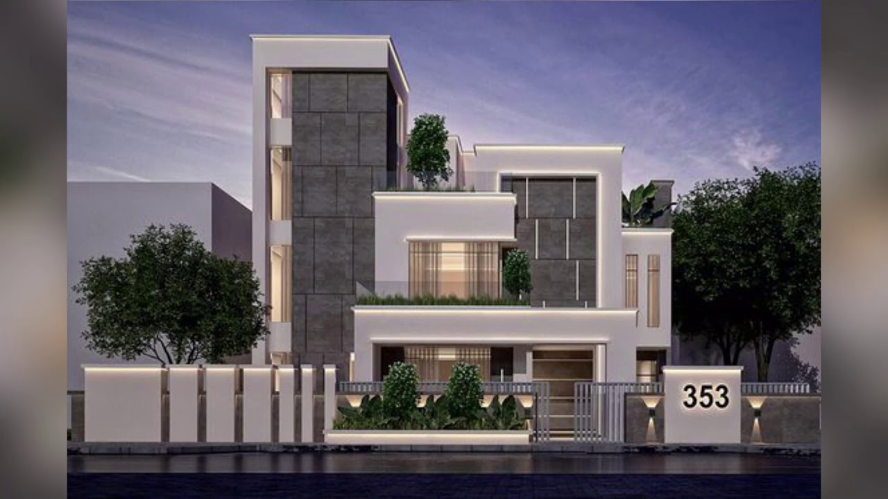 اجدد نماذج تصاميم الواجهات الخارجيه العصرية والحديثة .