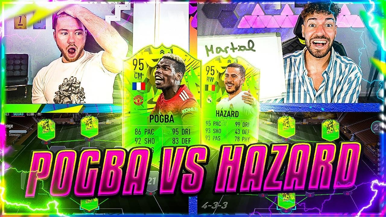 FIFA 21: POGBA vs HAZARD PTG SQUAD BUILDER BATTLE 🔥🔥