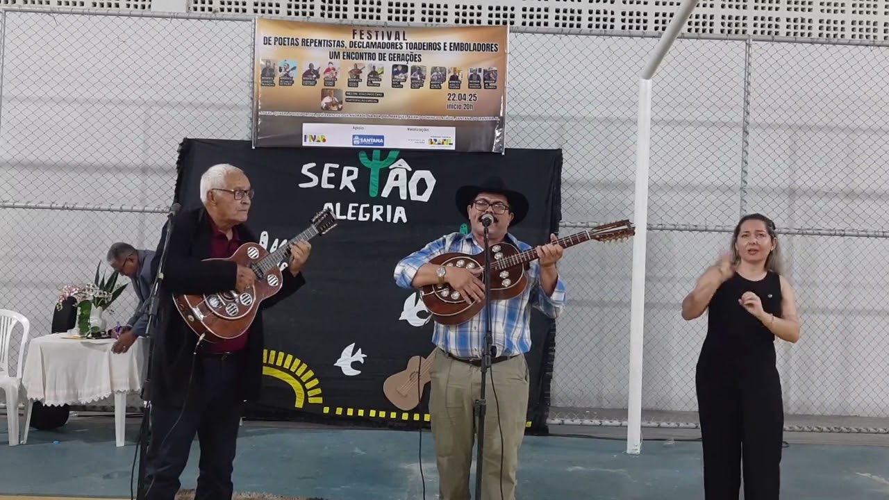 FESTIVAL DE POETAS REPENTISTAS E FESTIVAL DE ENCONTRO DE GERAÇÕES