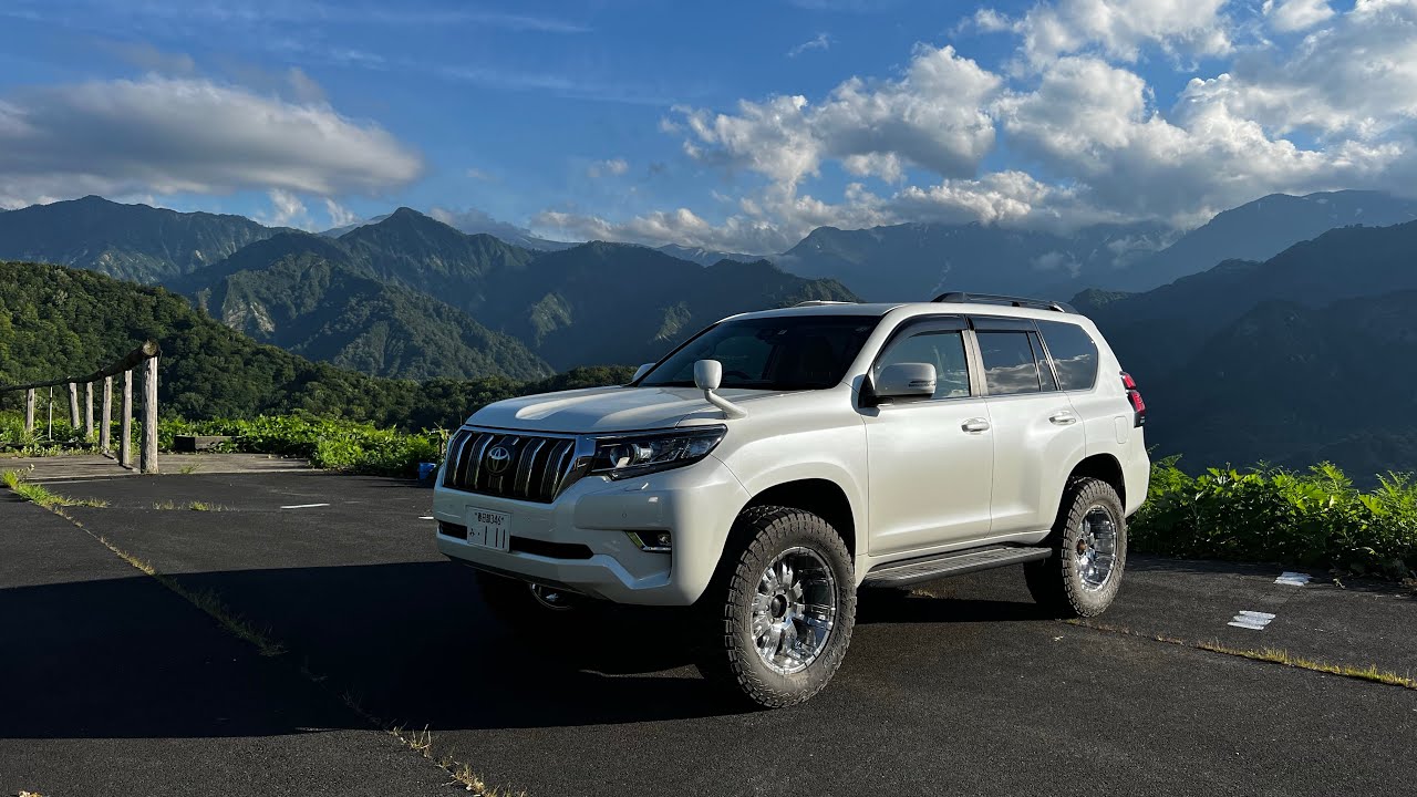 Prado 150 на 35 х колесах из Японии.  Краткий обзор #prado150